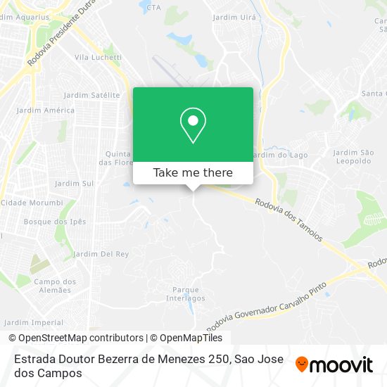 Estrada Doutor Bezerra de Menezes 250 map