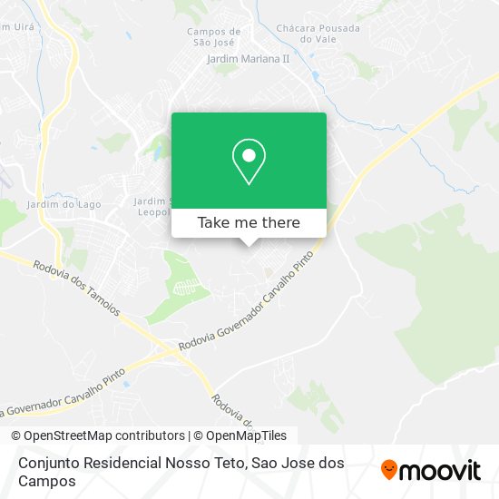 Mapa Conjunto Residencial Nosso Teto