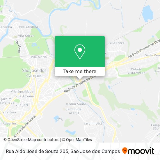 Rua Aldo José de Souza 205 map