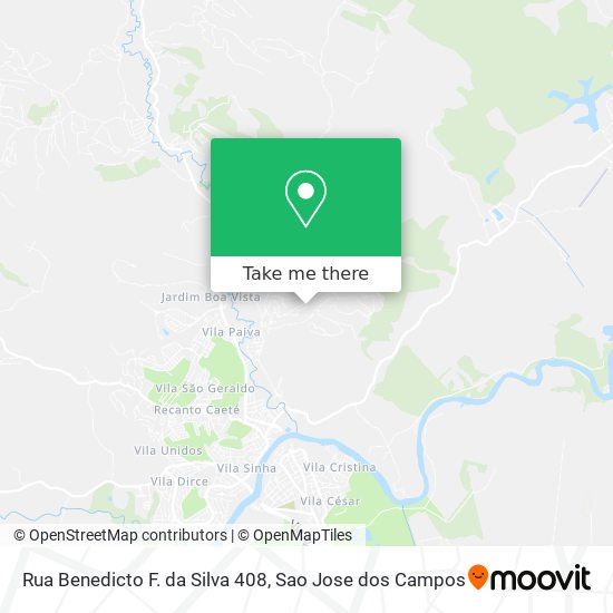 Rua Benedicto F. da Silva 408 map