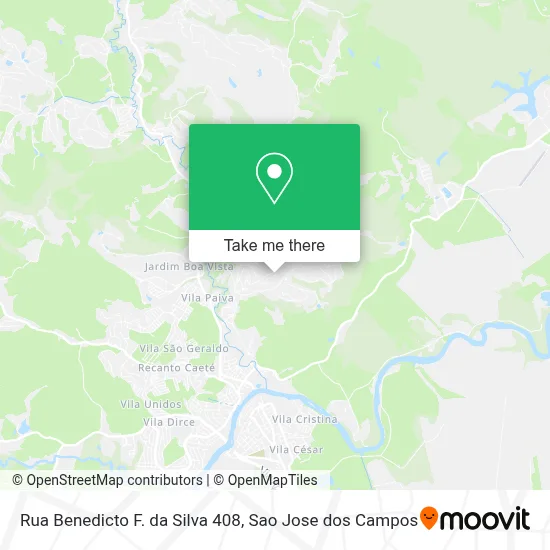Rua Benedicto F. da Silva 408 map
