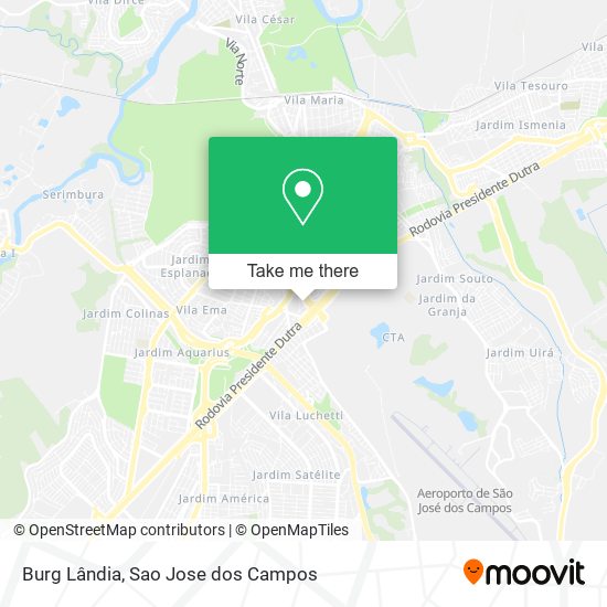 Burg Lândia map