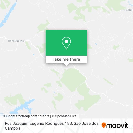 Mapa Rua Joaquim Eugênio Rodrigues 183