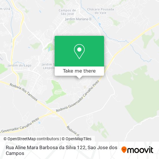 Rua Aline Mara Barbosa da Silva 122 map