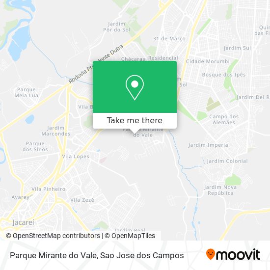 Parque Mirante do Vale map