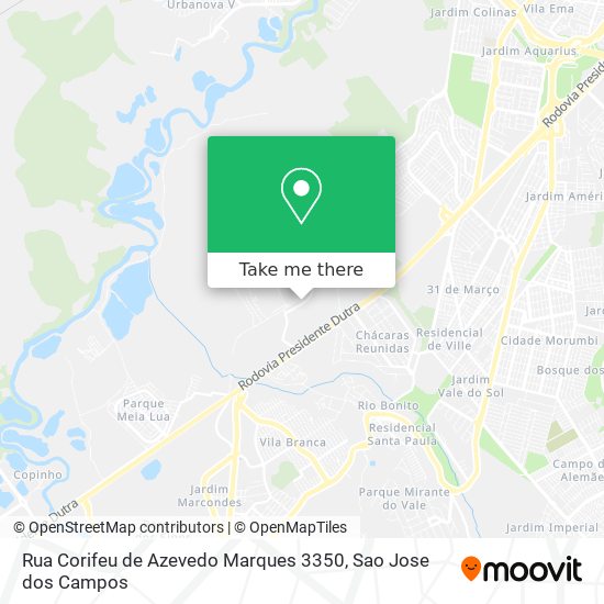 Mapa Rua Corifeu de Azevedo Marques 3350