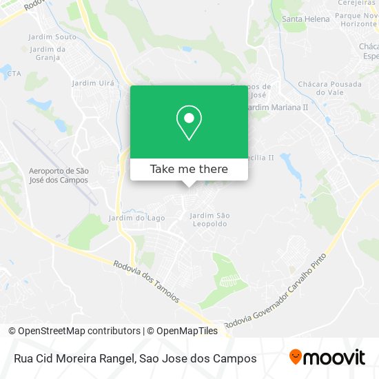 Rua Cid Moreira Rangel map