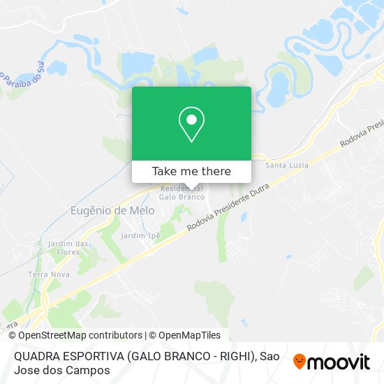 QUADRA ESPORTIVA (GALO BRANCO - RIGHI) map