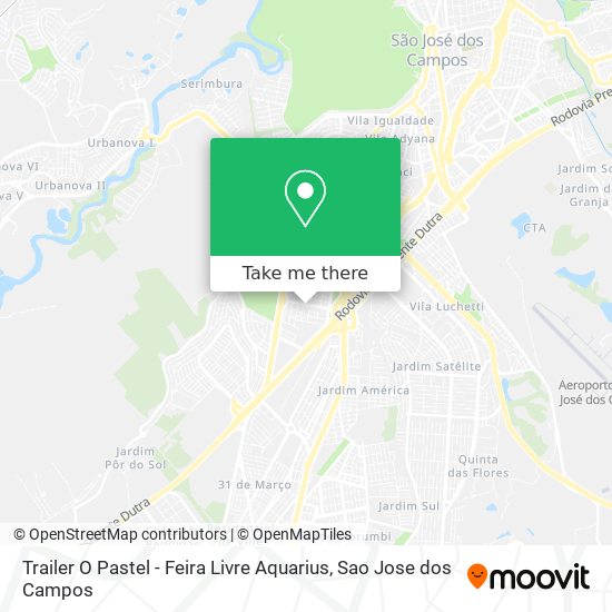 Trailer O Pastel - Feira Livre Aquarius map