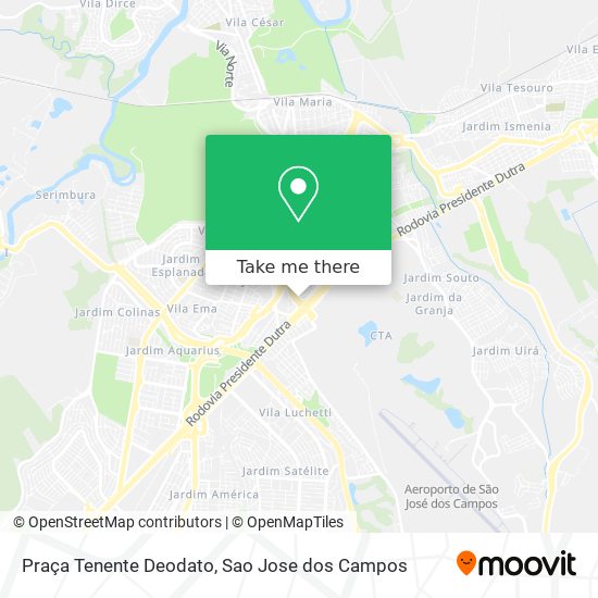 Praça Tenente Deodato map