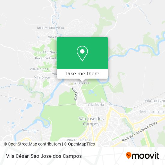 Vila César map