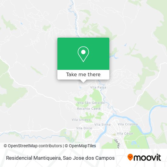 Residencial Mantiqueira map