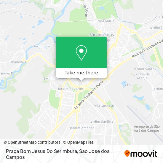 Mapa Praça Bom Jesus Do Serimbura