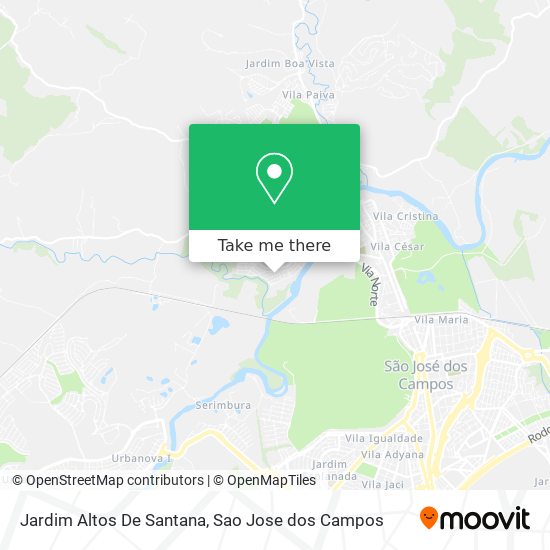 Jardim Altos De Santana map