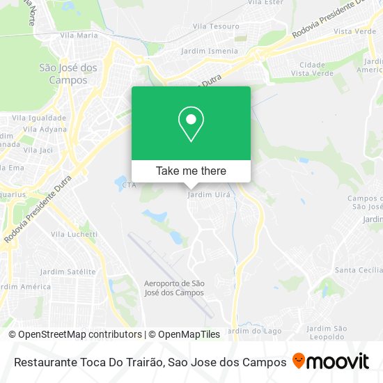 Restaurante Toca Do Trairão map