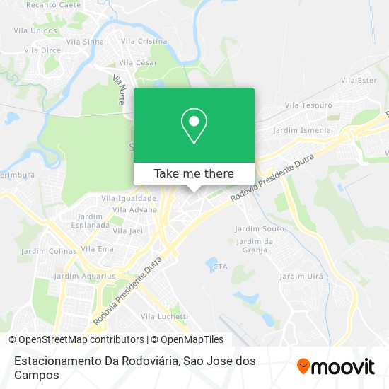 Estacionamento Da Rodoviária map