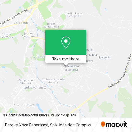 Mapa Parque Nova Esperança