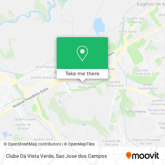 Mapa Clube Da Vista Verde