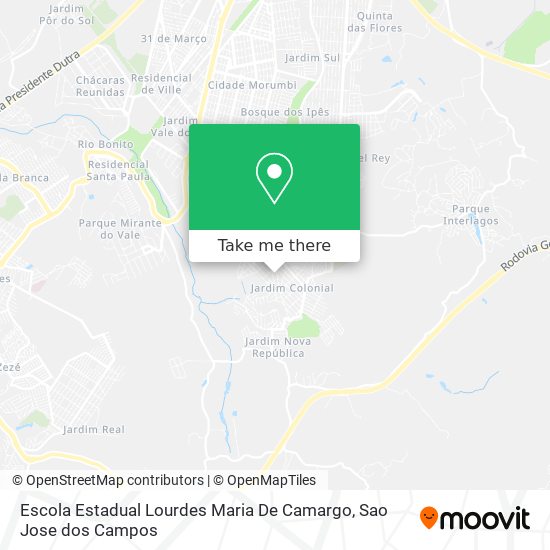 Escola Estadual Lourdes Maria De Camargo map