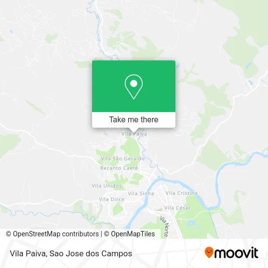 Vila Paiva map
