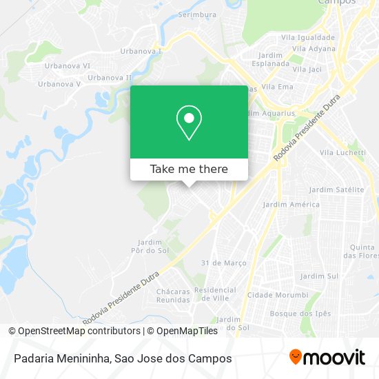 Padaria Menininha map