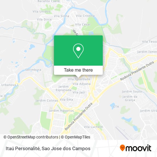 Mapa Itaú Personalité