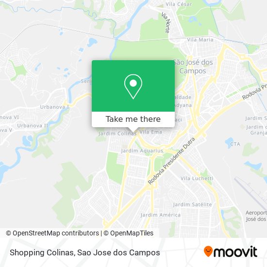 Mapa Shopping Colinas
