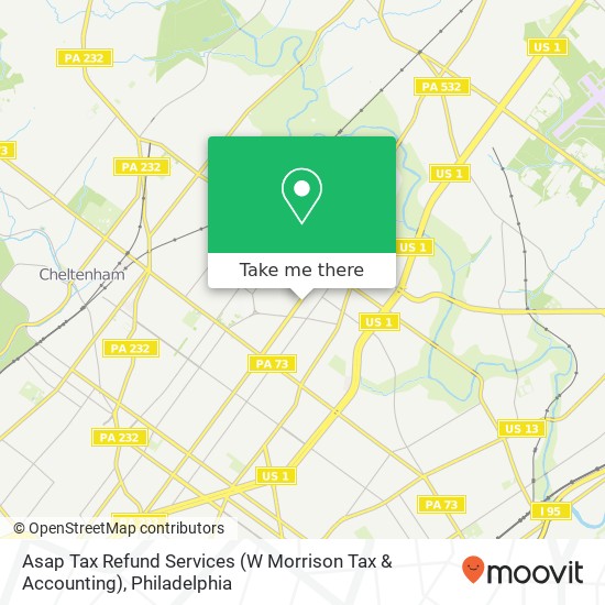 Asap Tax Refund Services (W Morrison Tax & Accounting) map