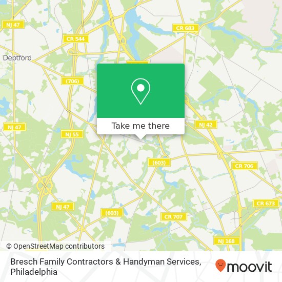 Bresch Family Contractors & Handyman Services map