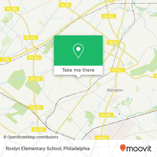 Mapa de Roslyn Elementary School