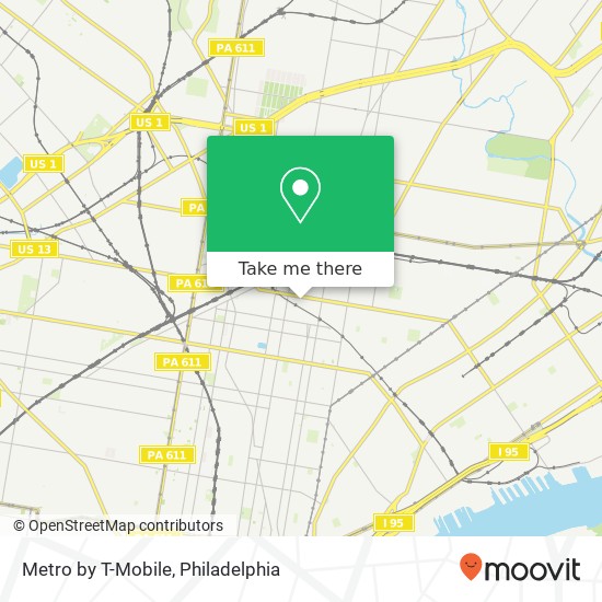 Mapa de Metro by T-Mobile