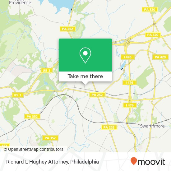 Richard L Hughey Attorney map