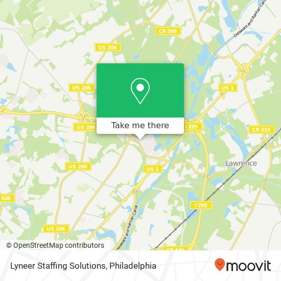 Lyneer Staffing Solutions map