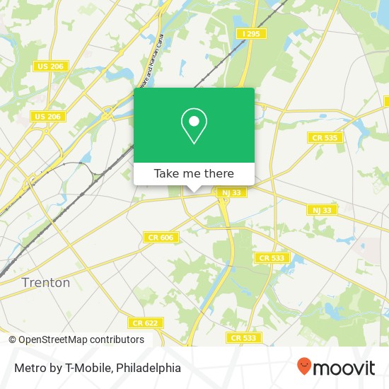 Mapa de Metro by T-Mobile