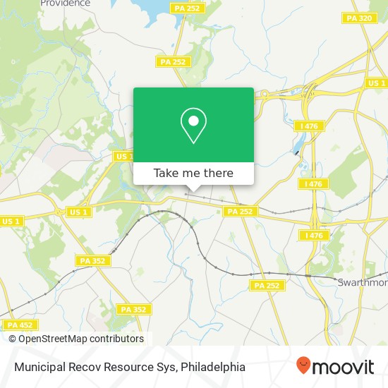 Municipal Recov Resource Sys map