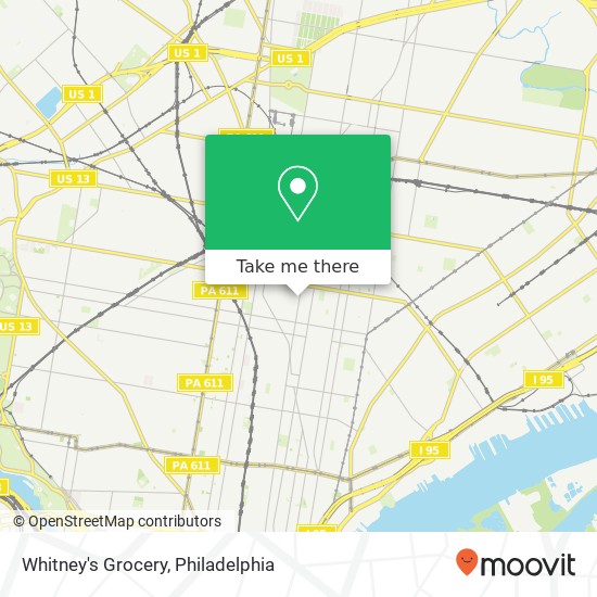 Mapa de Whitney's Grocery