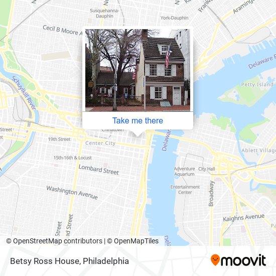 Mapa de Betsy Ross House