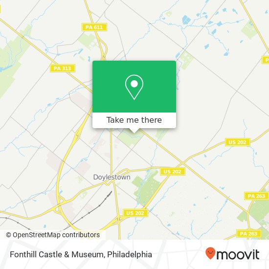 Fonthill Castle & Museum map