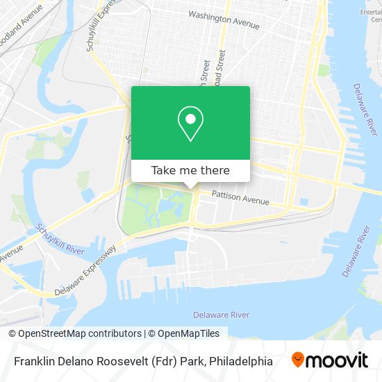 Franklin Delano Roosevelt (Fdr) Park map