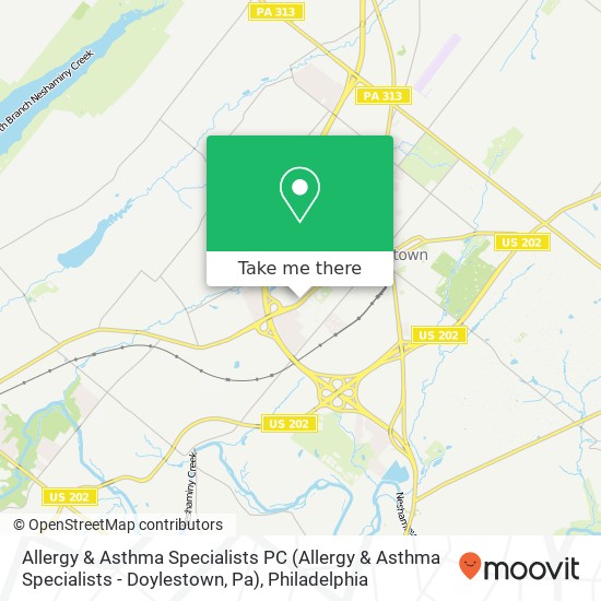 Allergy & Asthma Specialists PC (Allergy & Asthma Specialists - Doylestown, Pa) map