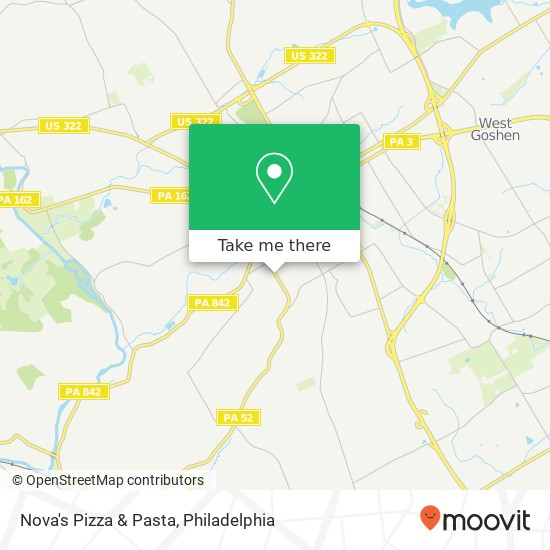 Nova's Pizza & Pasta map