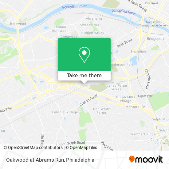 Oakwood at Abrams Run map