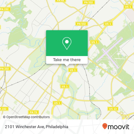 2101 Winchester Ave map