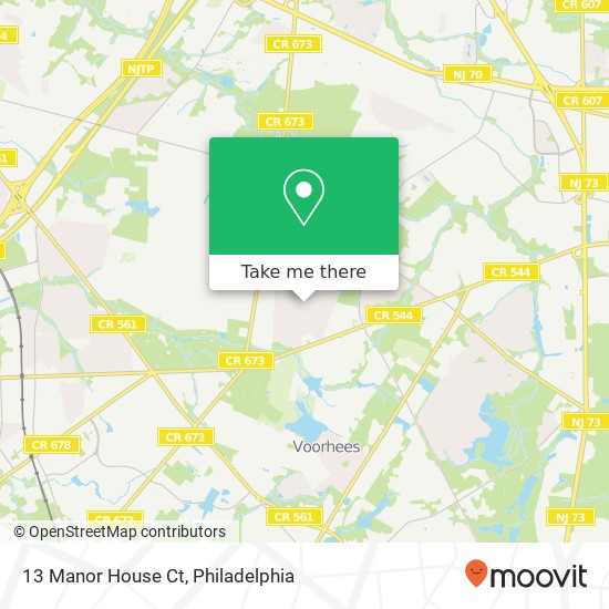 13 Manor House Ct map