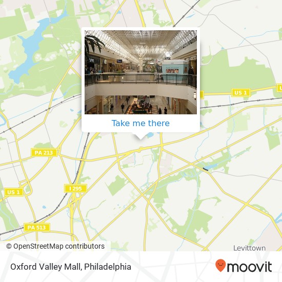 Mapa de Oxford Valley Mall