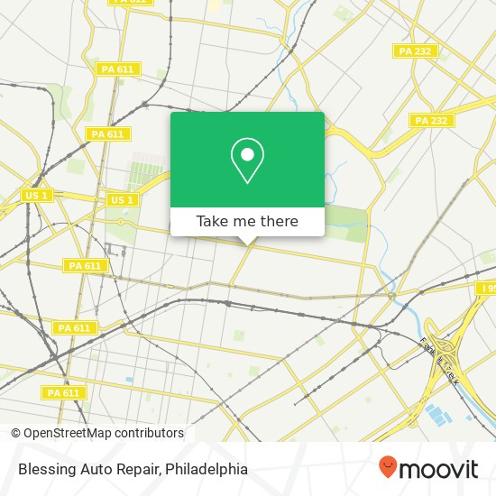 Blessing Auto Repair map