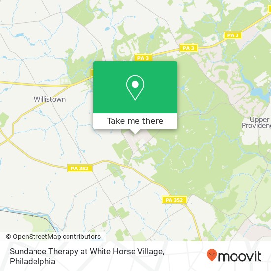 Mapa de Sundance Therapy at White Horse Village
