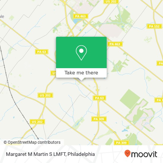 Margaret M Martin S LMFT map