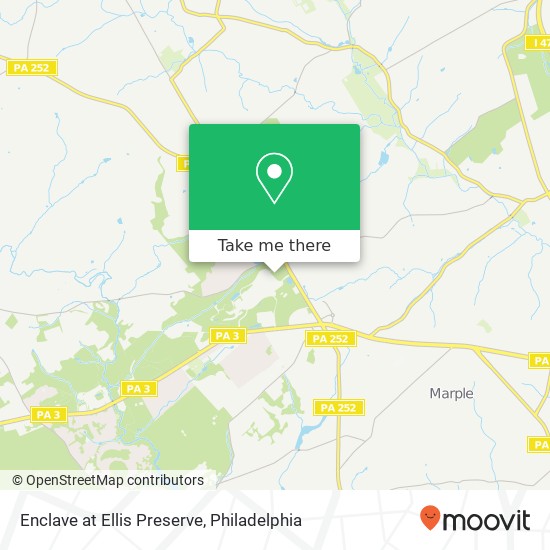 Enclave at Ellis Preserve map