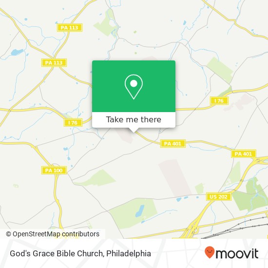 God's Grace Bible Church map